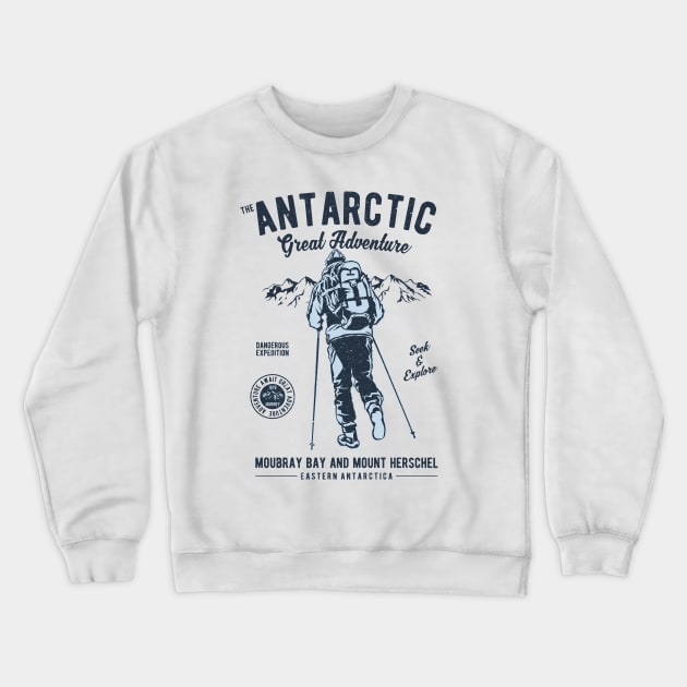 Adventure of the Antarctic, mystical expedition! Crewneck Sweatshirt by The Hammer